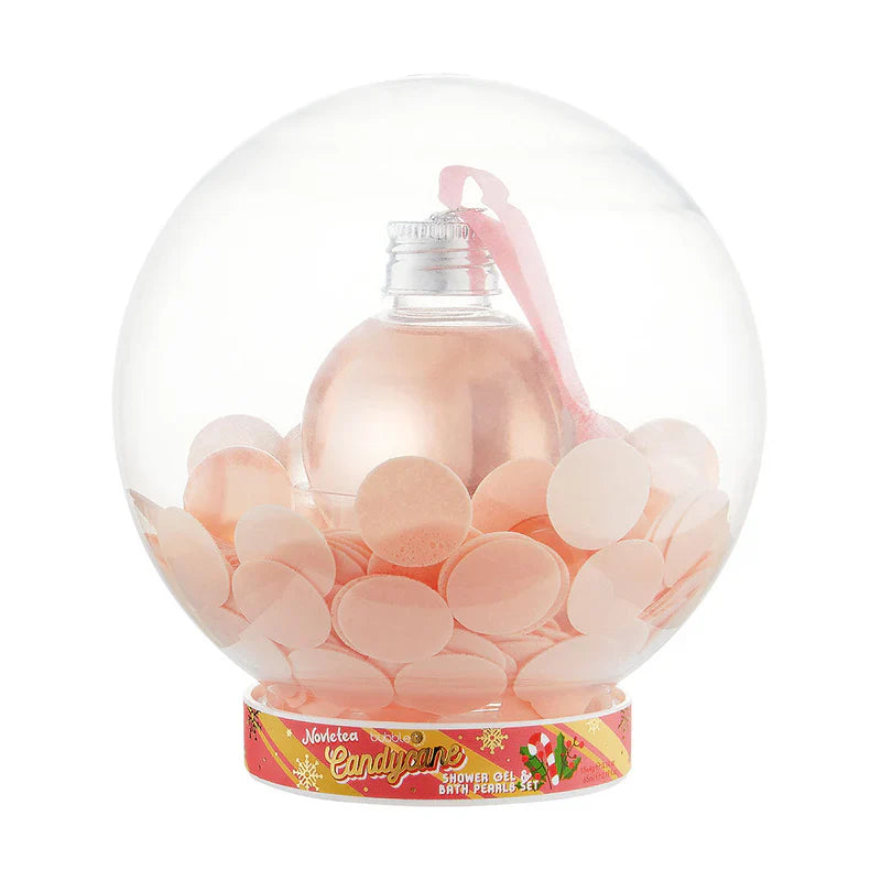 Bubble T Cosmetics Candy Cane Shower Gel Bauble Gift Set Main image