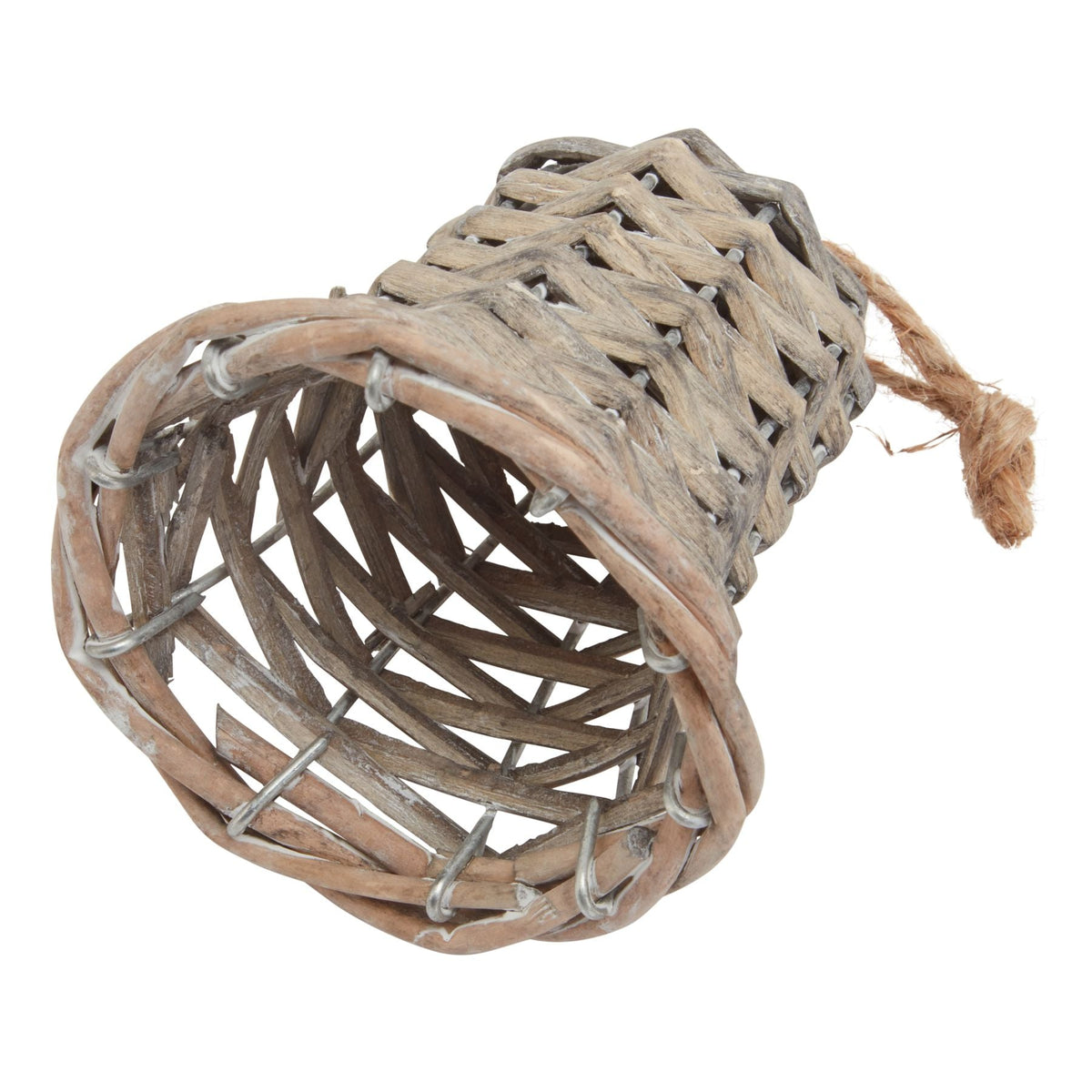 Small Wicker Bell Decoration Christmas Hanging Decoration
