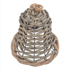 Small Wicker Bell Decoration Christmas Hanging Decoration