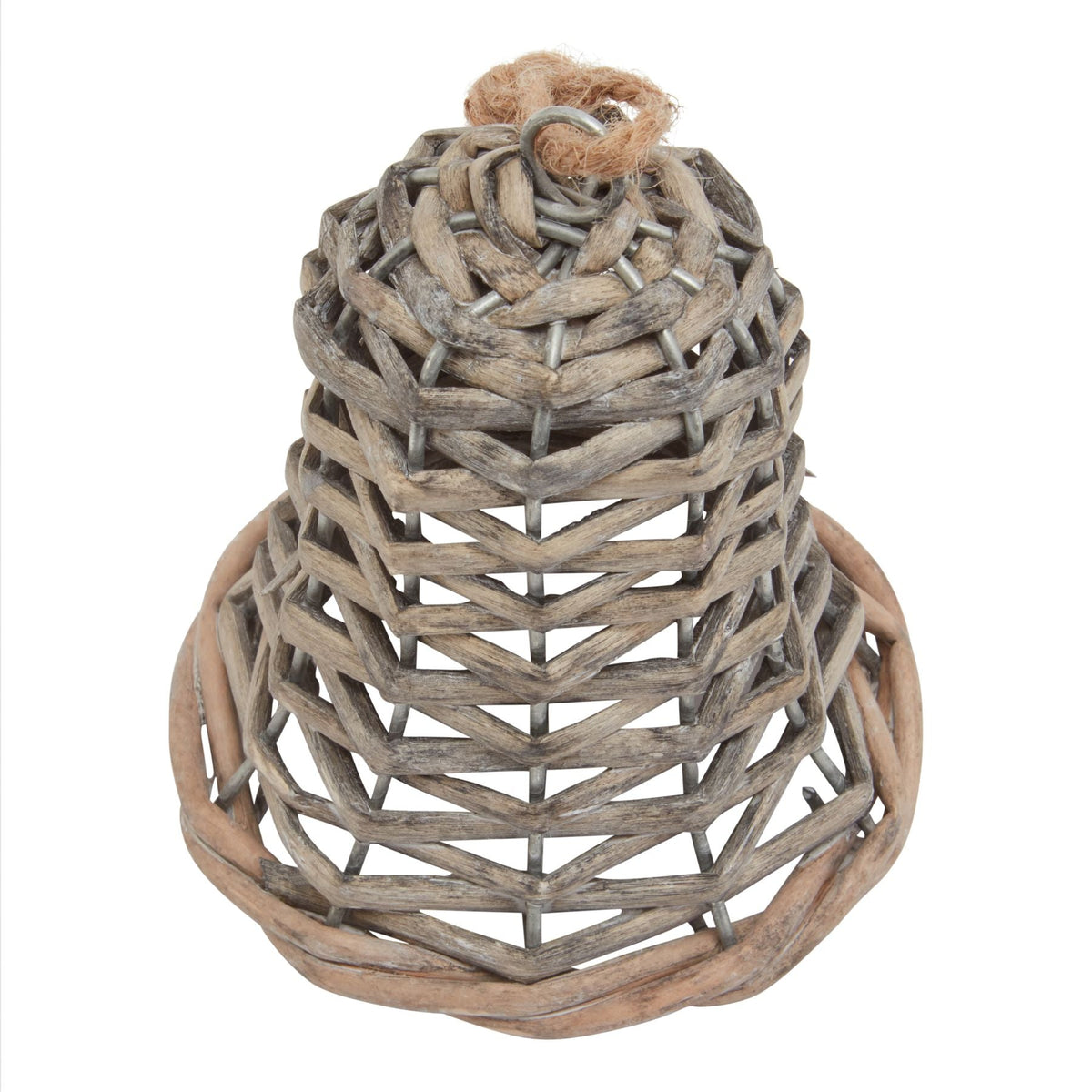 Small Wicker Bell Decoration Christmas Hanging Decoration