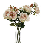 The Natural Garden Collection Palest Blush Tea Rose Artificial