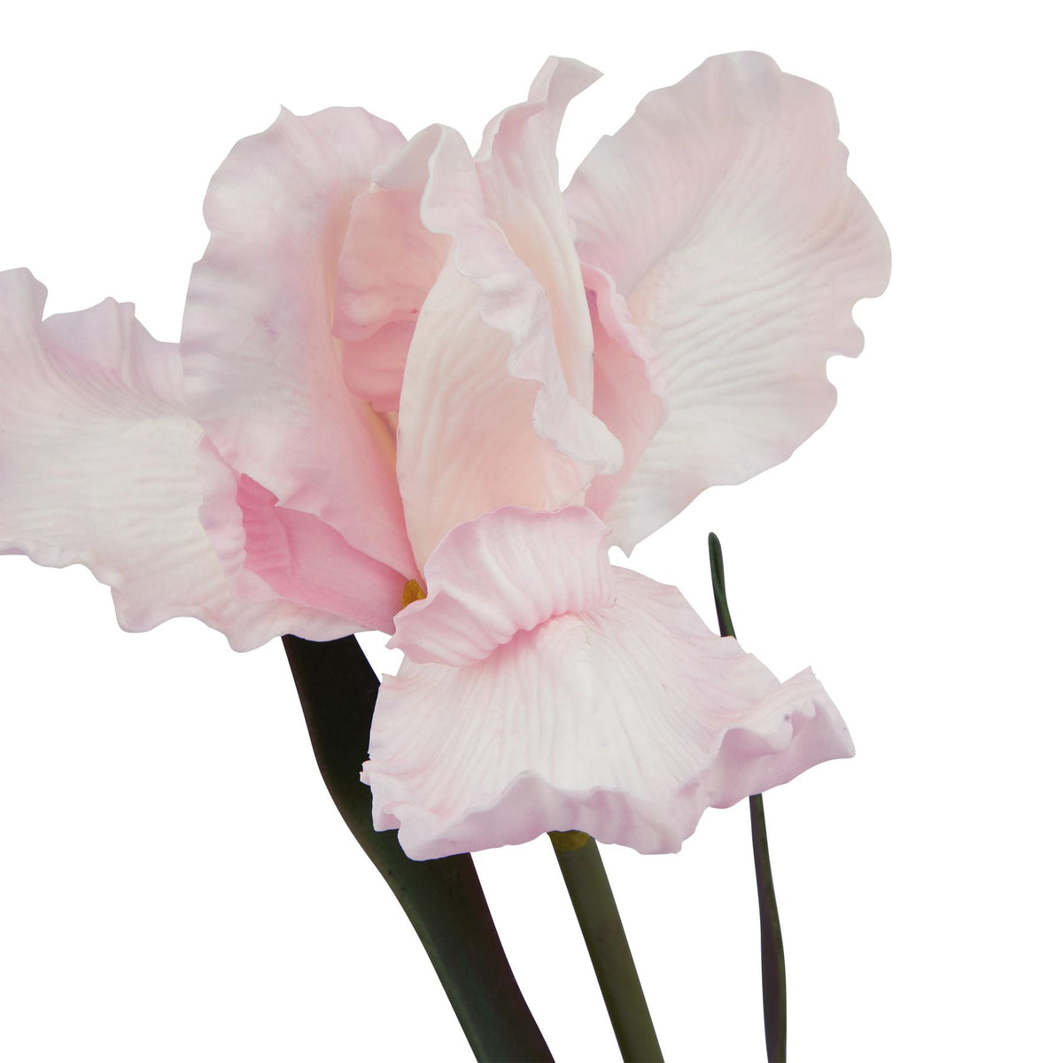 Pale Pink Fringed Iris Artificial Flower Stem