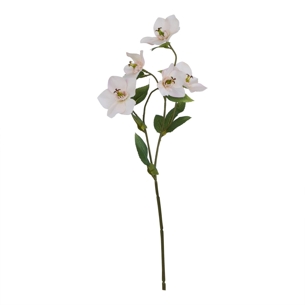 Pale Apricot Hellibore Artificial Flower Stem