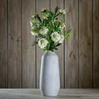 The Natural Garden Collection White Scabious Stem Artificial Flower