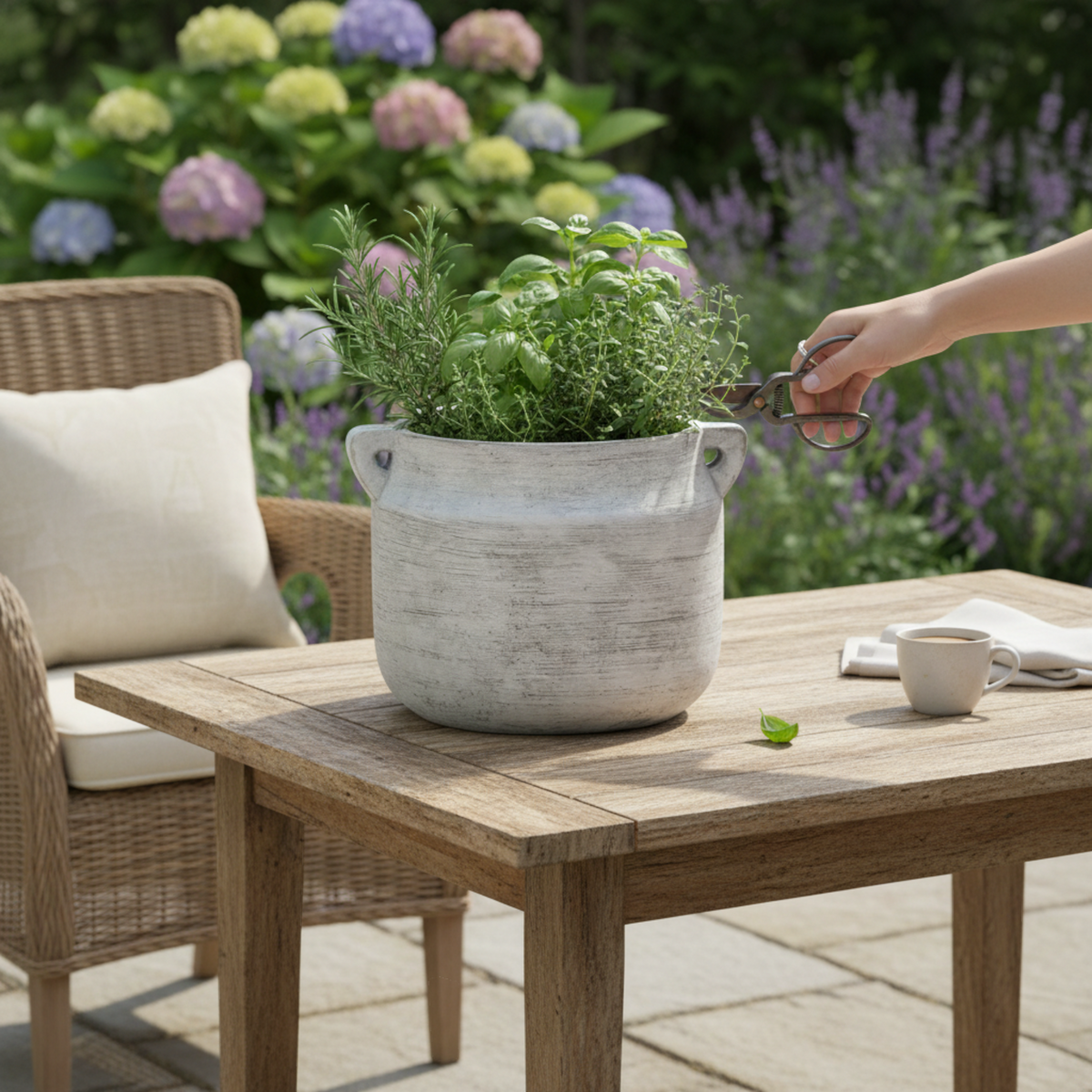 Athena Stone Hydria Pot Decorative Home Accessory
