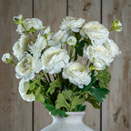 The Natural Garden Collection Apricot Ranunculus Artificial Flower