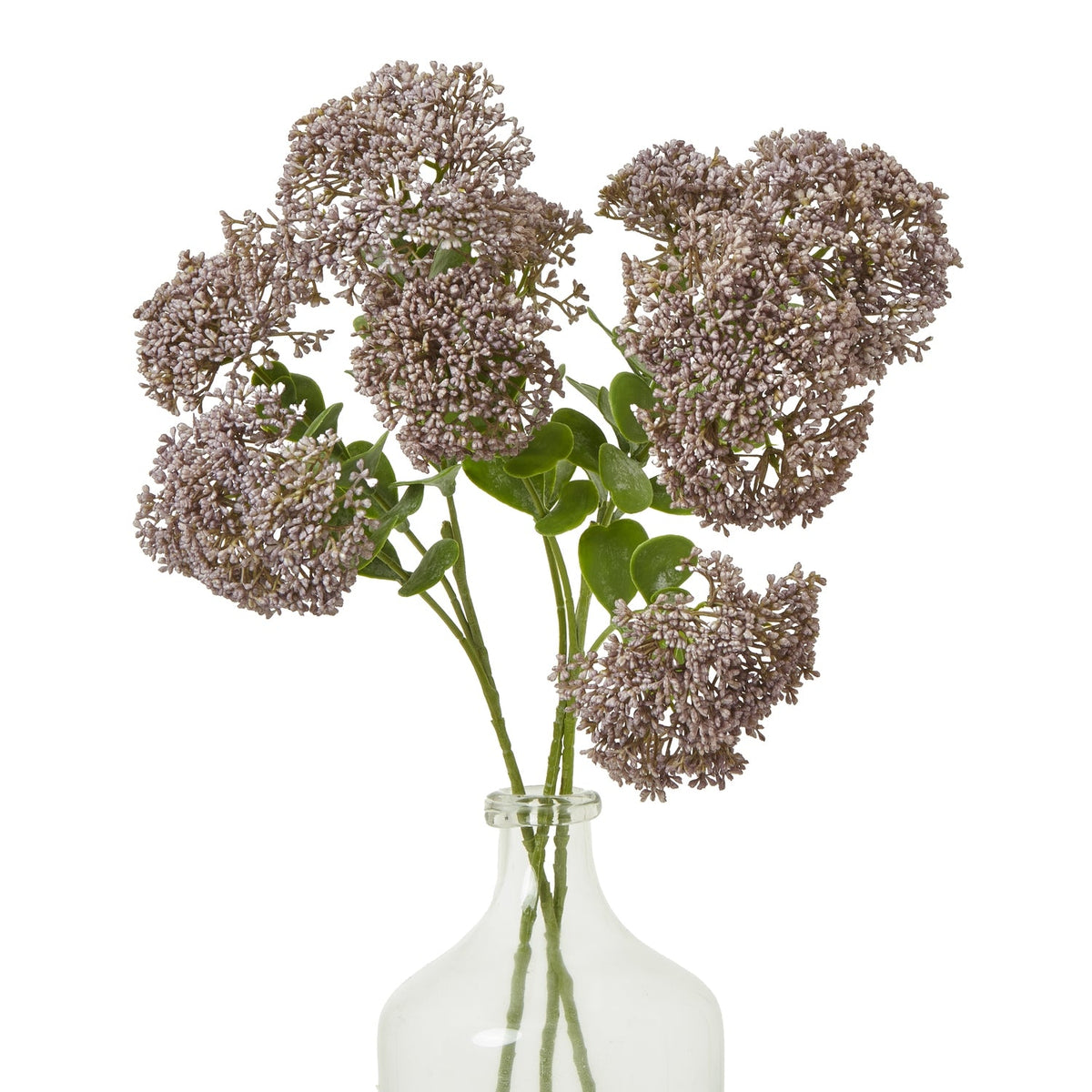 Purple Sedum Spray Artificial Flower Stem