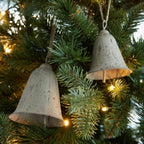 Rustic Metal Hanging Bell Christmas Hanging Decoration