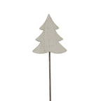 Whitewashed Rustic Tree On Stand
