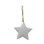 Whitewashed Rustic Hanging Star