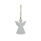 Whitewashed Rustic Hanging Angel