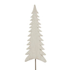 Large Whitewashed Tall Tree On Stand
