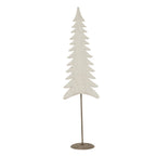 Large Whitewashed Tall Tree On Stand