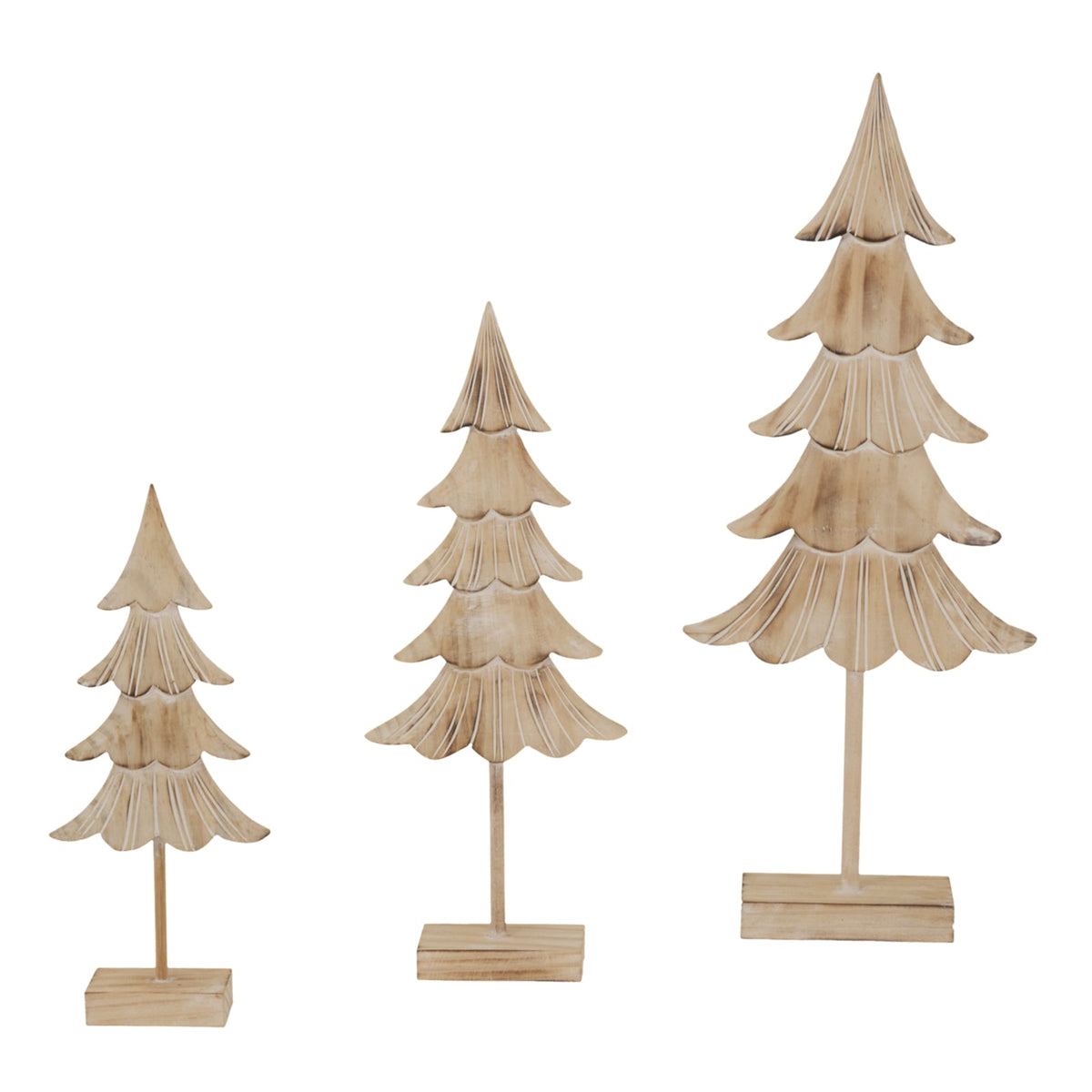 Medium Rustic Fir Tree On Stand