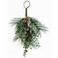 Christmas Soft Gold Teardrop Swag With Pinecones
