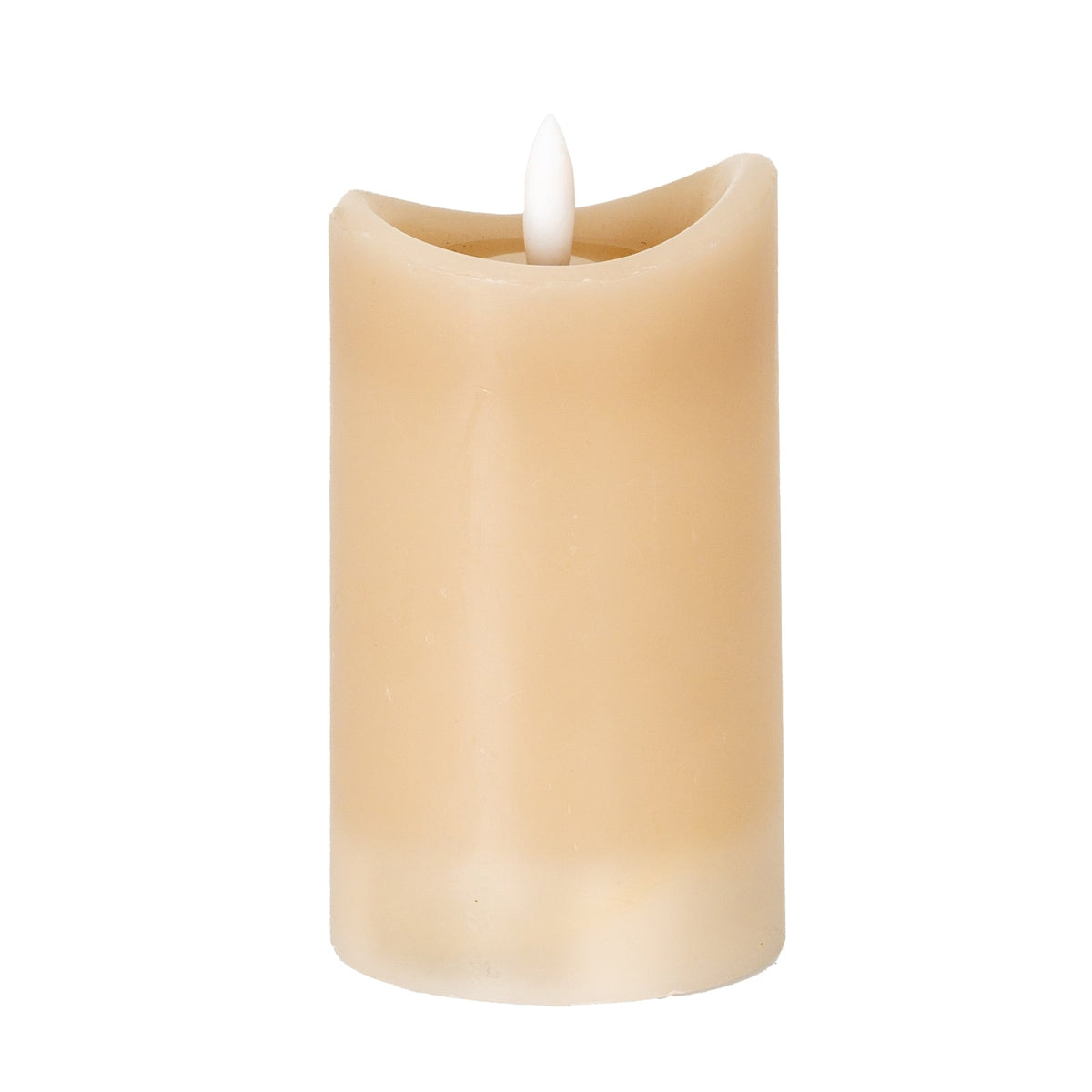 Luxe Collection Natural Glow 2.75x5 Taupe Melted LED Candle
