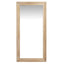 Washed Wood Large Framed Mirror