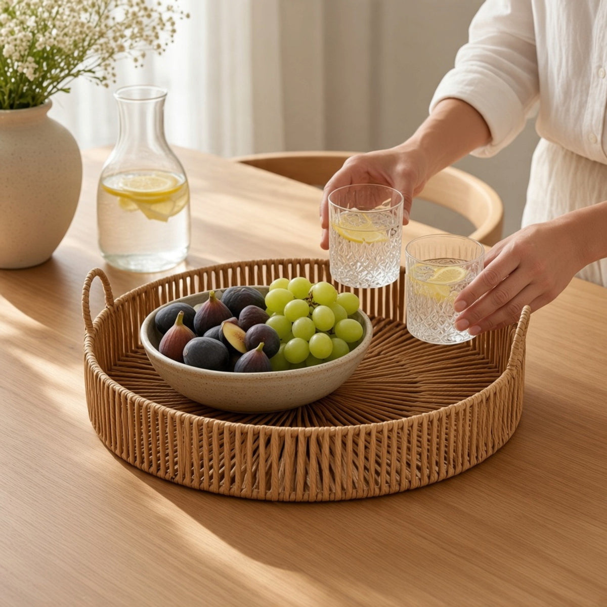 Large Loop Handle Tray