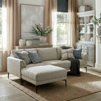 Zephra Three Seater Sofa With Footstool