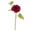 Dahlia Burgundy Raven Stem Artificial Flower Stem
