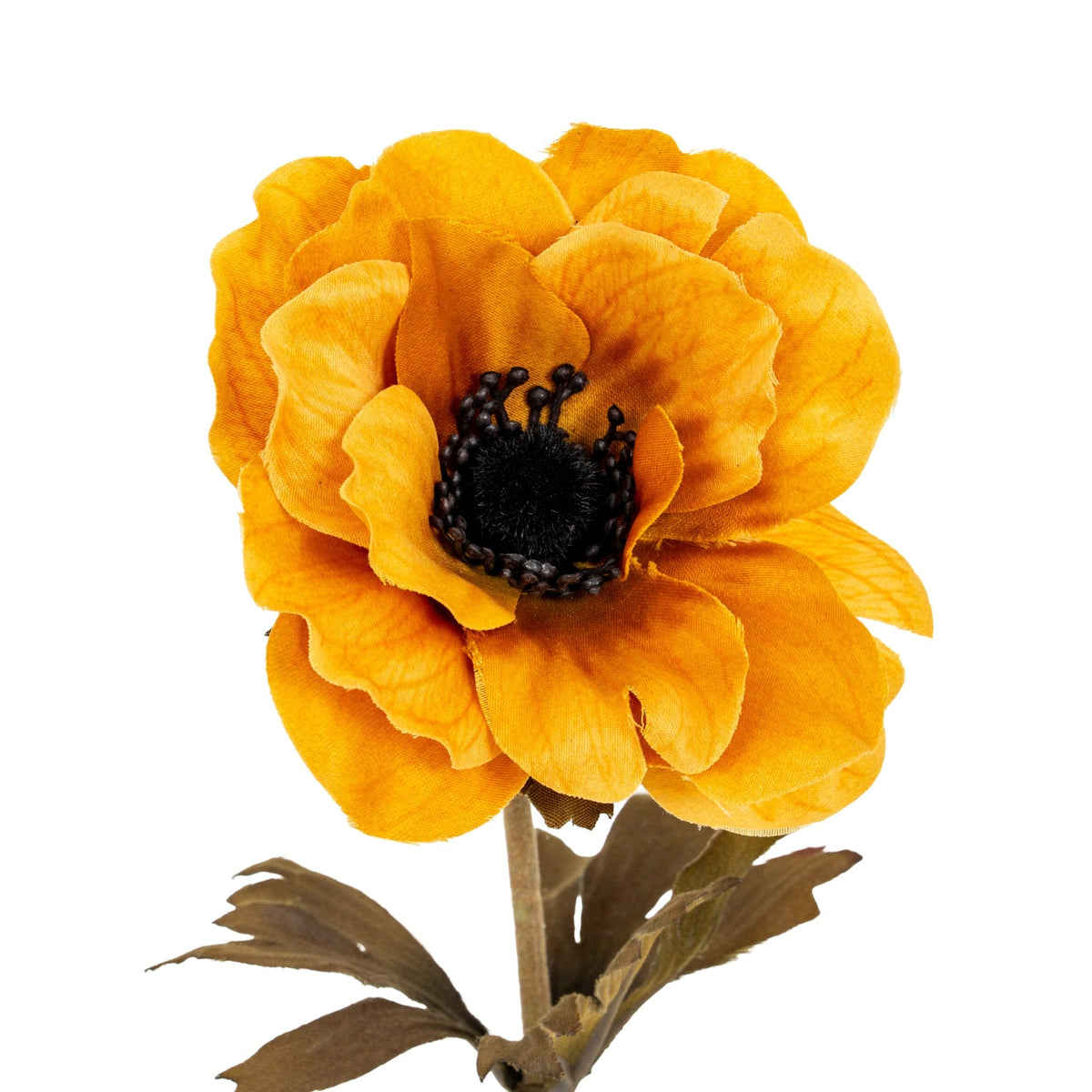 Yellow Anemone Stem Artificial Flower Stem
