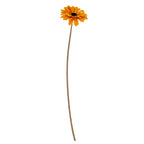 Orange Gerbera Stem Artificial Flower Stem