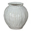 Numa Round Vase - Green Ceramic Decorative Vase