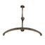 Antiqued Silver Coat Hanger With Hook