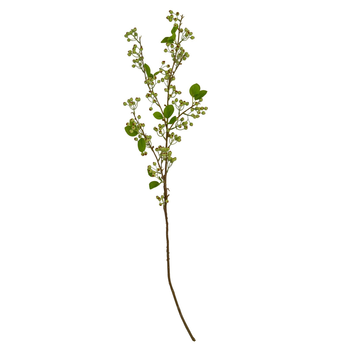Green Mossberry Large Branch Artificial Flower Stem