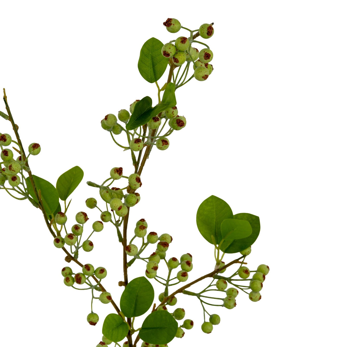 Green Mossberry Large Branch Artificial Flower Stem