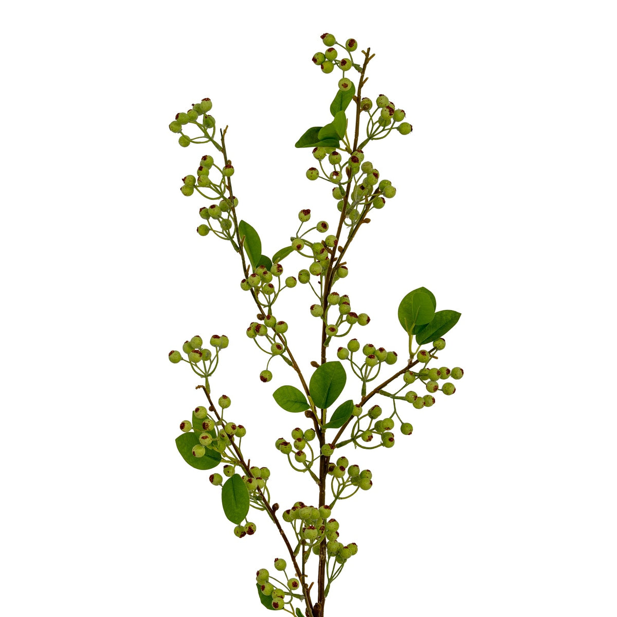 Green Mossberry Large Branch Artificial Flower Stem