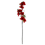 Crimson Bloom Large Spray Artificial Flower Spray