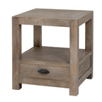 Haldon Collection 1 Drawer Side Table With Shelf