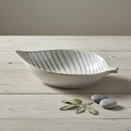 Alora Ceramic Elm Leaf Large Dish