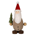 Wooden Santa with Tree Home Decor Ornament Decoration