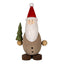Wooden Santa with Tree Home Decor Ornament Decoration