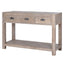 Haldon Collection 3 Drawer Console Table