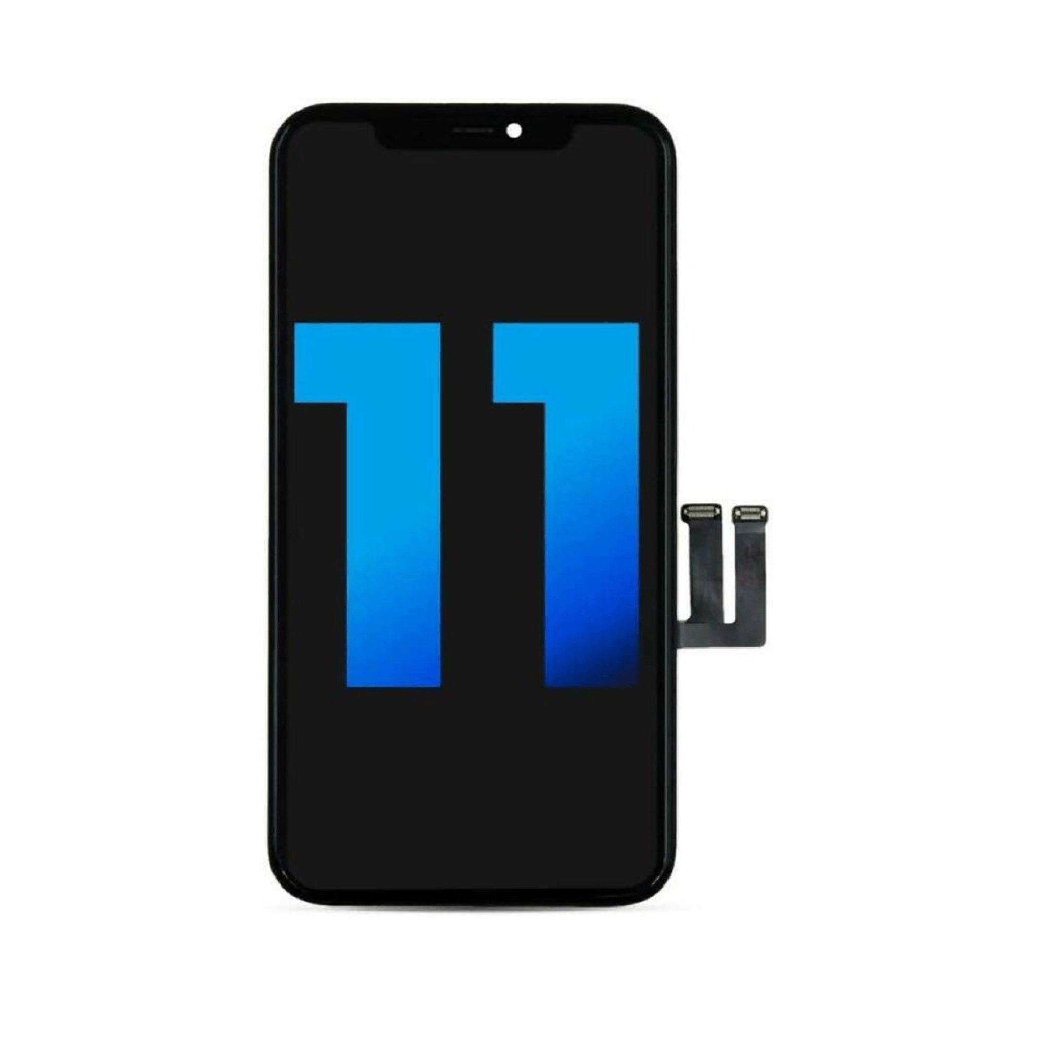 Coldbar Screen Replacement LCD for iPhone 11 Display Mobile Phone Part Digitizer Display Touch Sensor Assembly A2221, A2111, A2223 Black