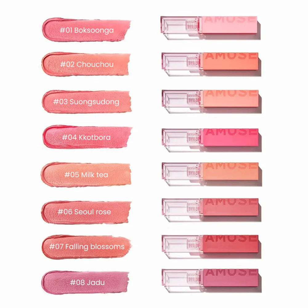 Amuse Chou Velvet Moisturizing Lip Tint 08 Jadu 4g