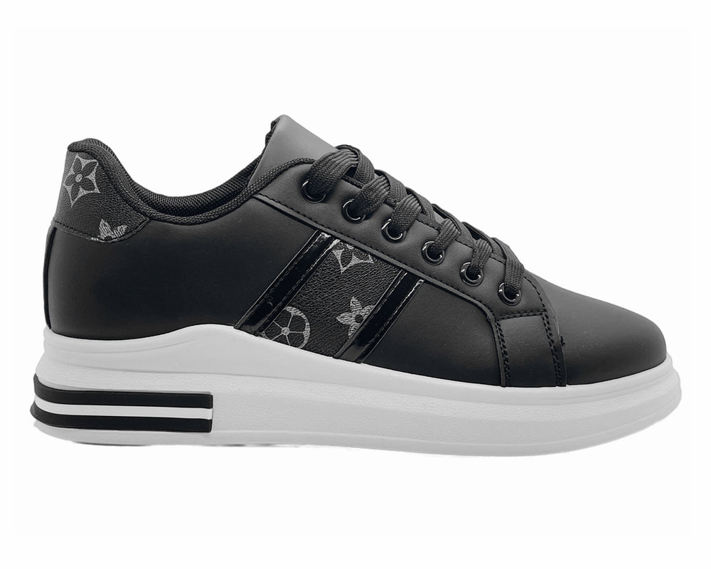 Women's DF738 Casual Lace Up Trainers Secondary image
