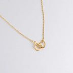 Double Heart Name Necklace Maiden-Art