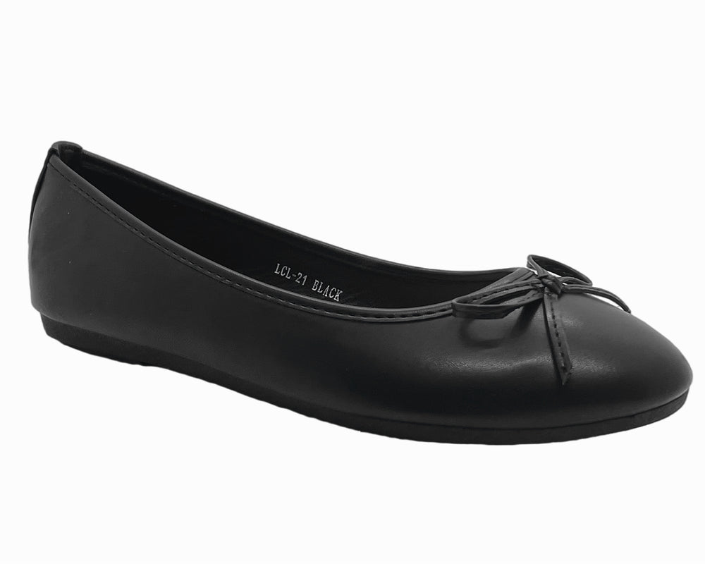 Ballerina Slip On Flat Bow Shoes