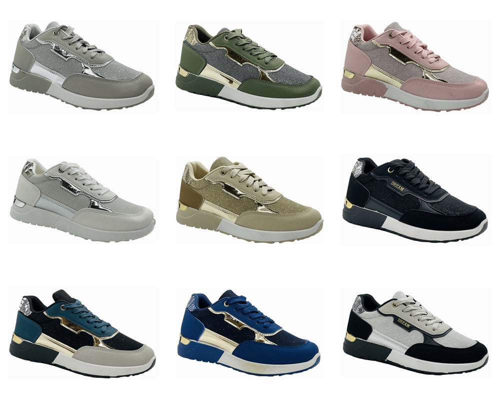 Women's TA252 Casual Lace Up Trainers Main image