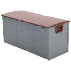 290L Waterproof Large Plastic Garden Storage Box with Wheels - Storage Box - British D'sire
