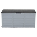 290L Waterproof Large Plastic Garden Storage Box with Wheels - Storage Box - British D'sire