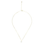 14K Gold Plated Solitaire Necklace Nichestar