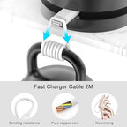 2Pack for iPhone Charger Fast Charge, USB C Charger Plug Adapter and Fast Charger Cable 2M Lead Charging for Apple iPhone 14 13 12 11 Pro Max XS XR X SE 8 7 Plus, for iPad/Pro/Air - iPhone Charger - British D'sire