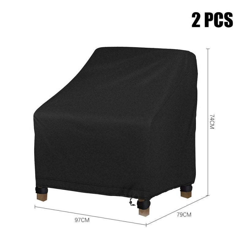 2Pcs Outdoor Patio Waterproof Furniture Cover - Furniture Cover - British D'sire