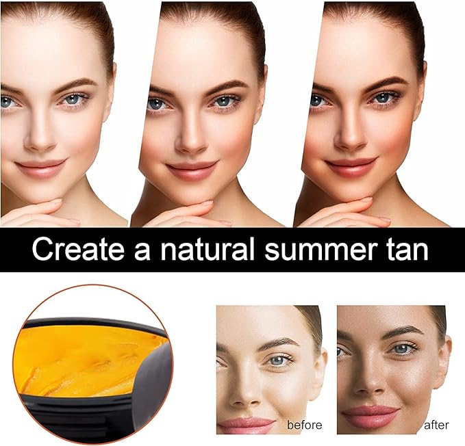2pcs Sunbed Tanning Accelerator,50g Intensive Tanning Luxe Gel, Premium Tanning Gel Sunbed Cream, Natural Ingredients Carrot Oil Tanning Cream for Sunbeds&Outdoor - British D'sire