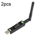 2pcs Waveshare 24514 USB To LoRa Data Transfer Module Based On SX1262 LF Version Using XTAL Crystal Oscillator - British D'sire